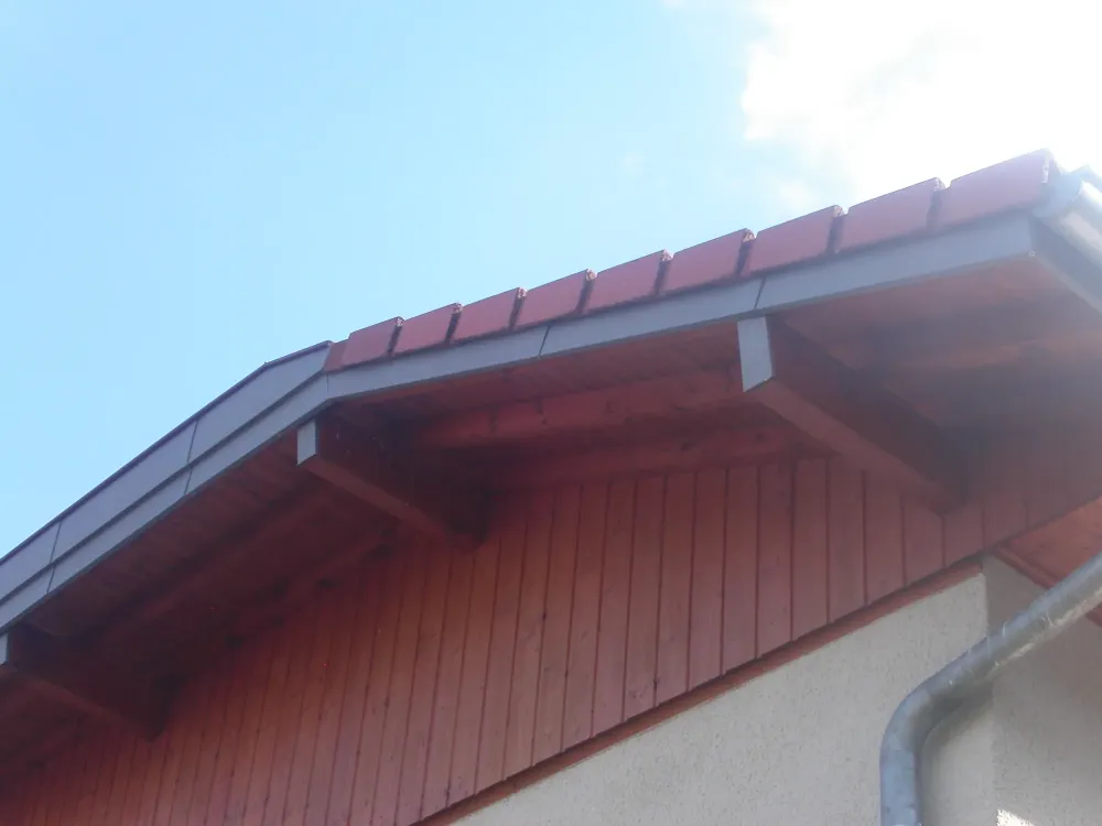 Habillage de rive de travers